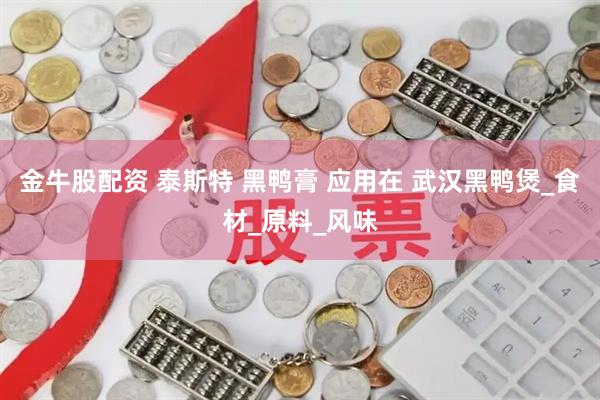 金牛股配资 泰斯特 黑鸭膏 应用在 武汉黑鸭煲_食材_原料_风味