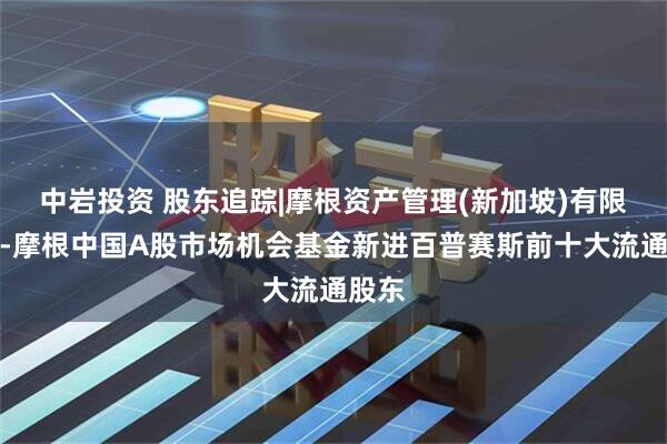 中岩投资 股东追踪|摩根资产管理(新加坡)有限公司-摩根中国A股市场机会基金新进百普赛斯前十大流通股东